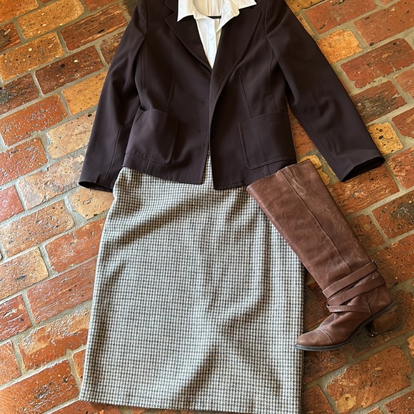 Alfred Dunner vintage wool blend skirt sz12 - Picture 10 of 11